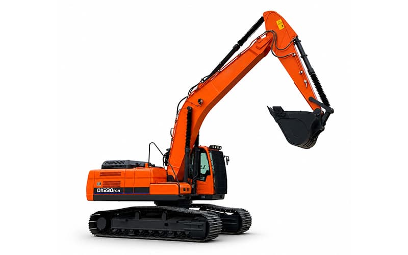 DX230PC-9 21.6-டன் கிராலர் அகழ்வாராய்ச்சி: உயர்-செயல்திறன் வேலைக்கான ஹெவி-டூட்டி விவரக்குறிப்புகள்